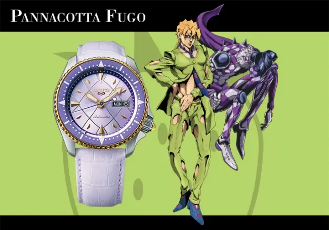 JoJo セイコーコラボ 5スポーツ×黄金の風