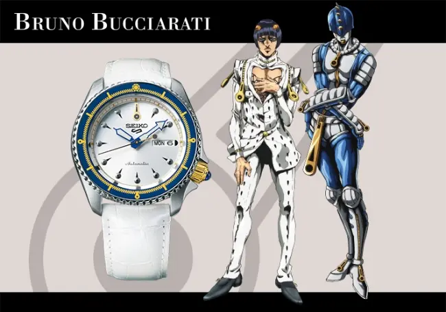 JoJo セイコーコラボ 5スポーツ×黄金の風