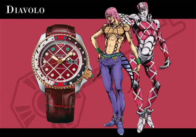 JoJo セイコーコラボ 5スポーツ×黄金の風