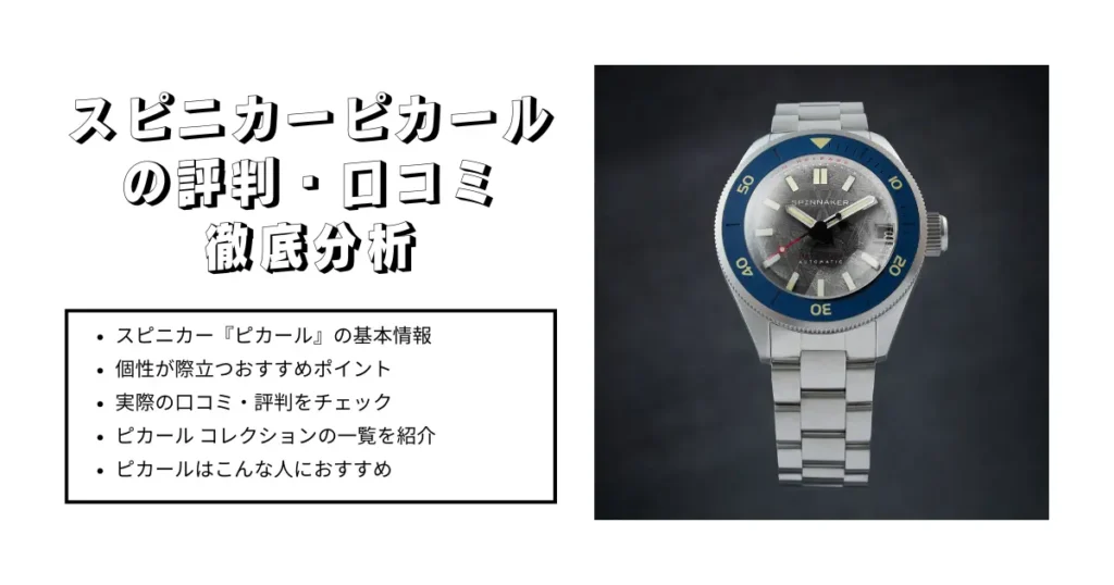 スピニカー『ピカール』の評判・口コミ【徹底分析】