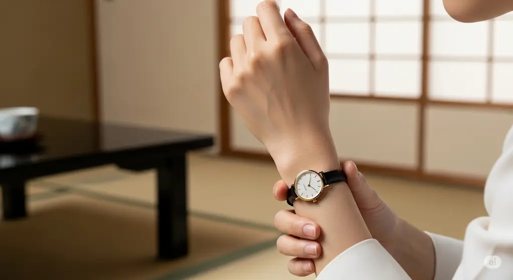 腕時計を内側につける女性の理由とは？