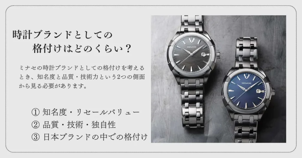 時計ブランドとしての格付けはどのくらい？