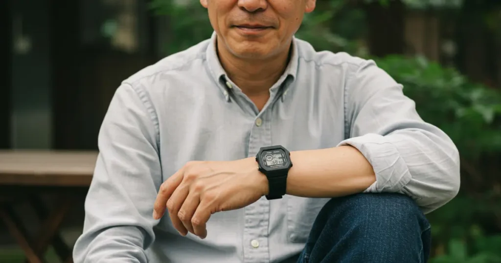 40代の男にこそ似合うシンプルさ