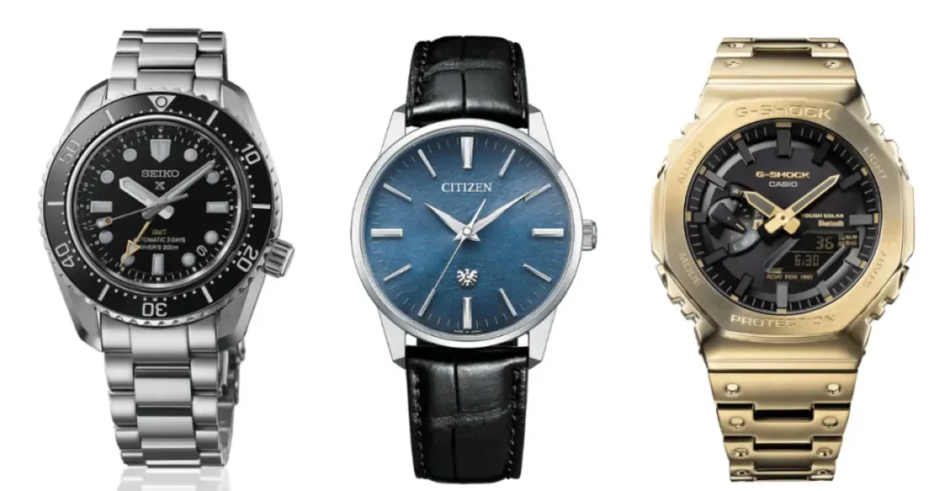 カシオとも比較。国内三大ブランドの違い