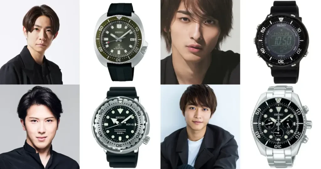 セイコー プロスペックスを着用した芸能人のドラマ・映画モデル