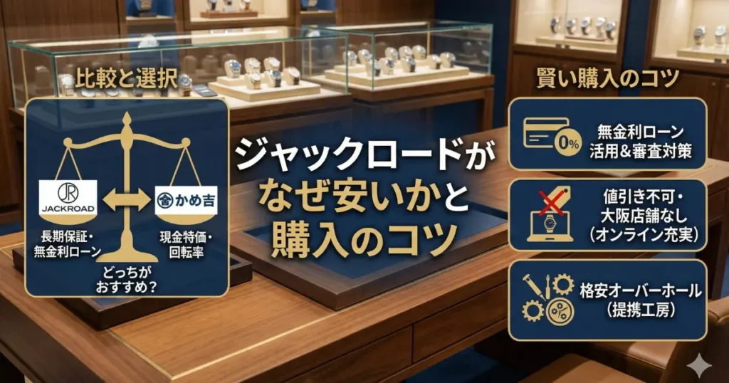 ジャックロードがなぜ安いかと購入のコツ