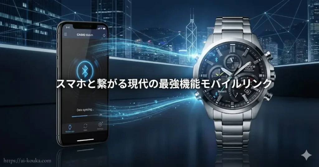 Bluetoothでスマホと連携するモバイルリンク機能の解説イメージ