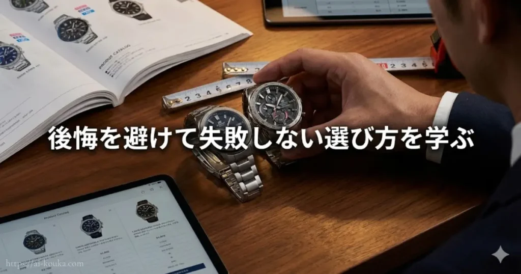 自分に合ったエディフィスを選ぶための比較検討ポイントのイメージ